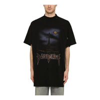 Balenciaga Paris Moon T-shirt Oversized 'Black Faded' 739028TQVX61055