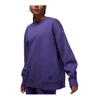 (WMNS) Air Jordan Flight Fleece Crewneck Sweatshirt 'Purple' FB5116-502