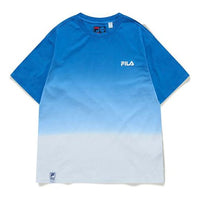 FILA FUSION Gradient Loose Sports Short Sleeve Blue T11M122106F-BU
