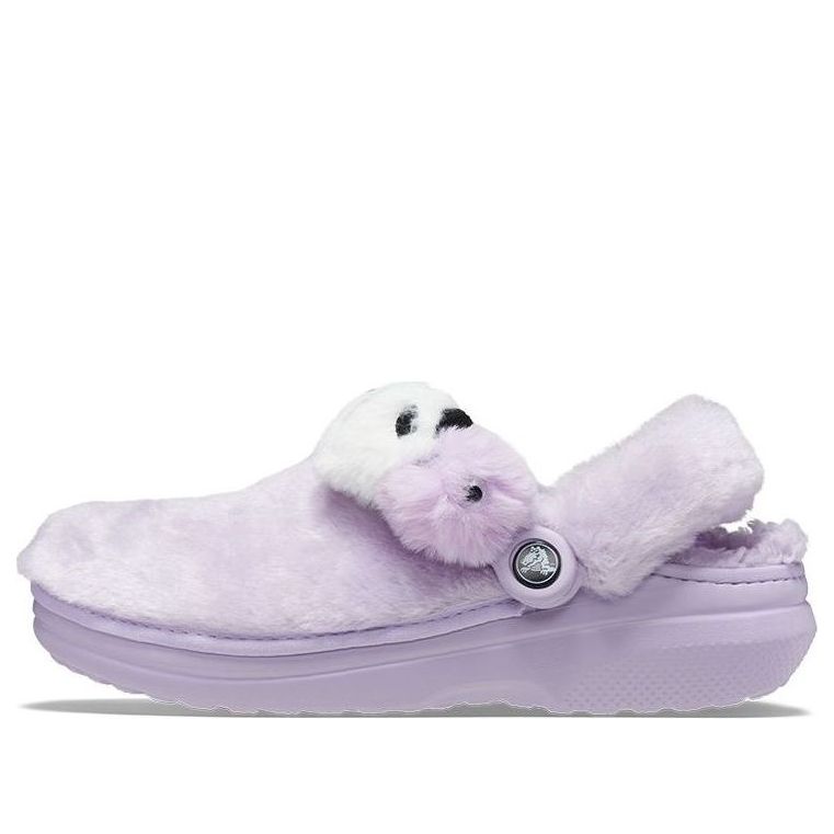 (WMNS) Crocs Classic Fur Sure Singles Day Clog Sandal 'Lila' 208439-530