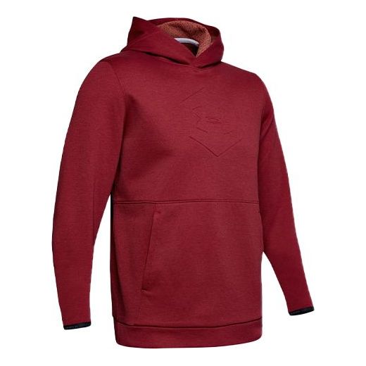 Under Armour Athlete Recovery Fleece Graphic Sports Pullover Men's Red 1344145-610