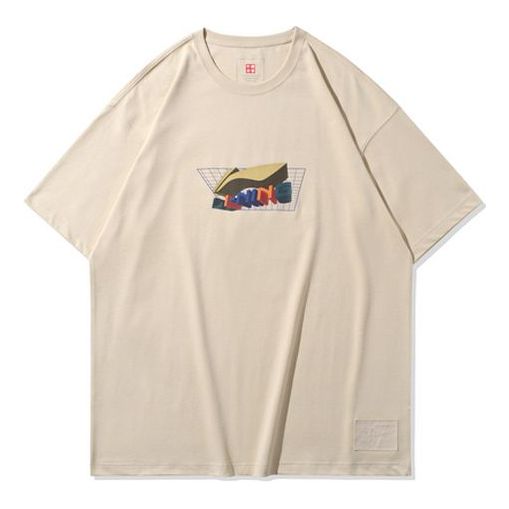 Li-Ning Paris fashion week FW20 Series Loose Short Sleeve Gray AHSQ561-4
