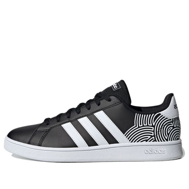 adidas neo Grand Court 'Black White Grey' FX9294