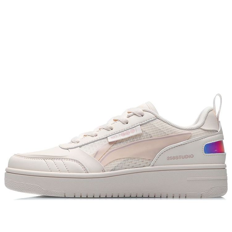 (WMNS) Li-Ning No.258 Classic Leisure Low 'Pink Beige' AGCR202-2
