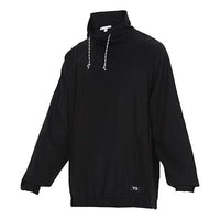 Men's Y-3 Casual Stand Collar Long Sleeves Jacket Black GK4805