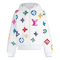 Men's LOUIS VUITTON FW21 Zipper Jacket White 1A96JA
