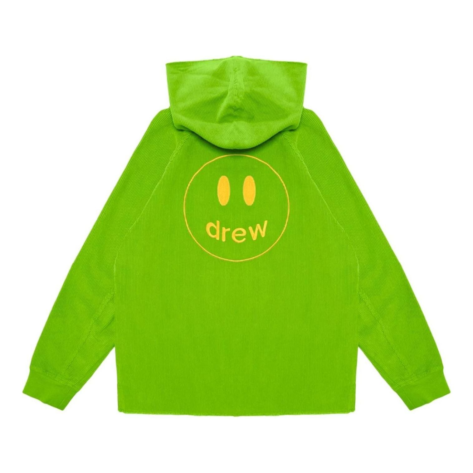 Drew House Corduroy Hoodie 'Lime' DR-SS22-160