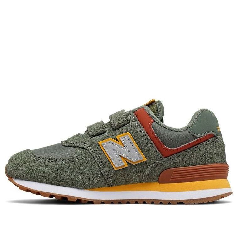 (GS) New BalanceHook and Loop 574 Green/Yellow YV574PAD