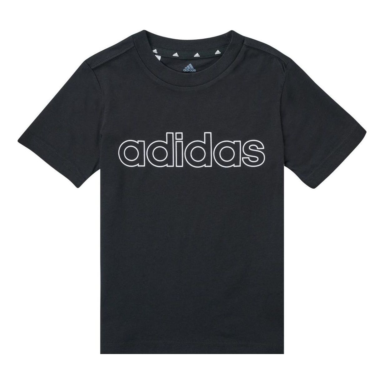 (GS) adidas Essentials T-Shirt Asia Sizing 'Black' GN4006