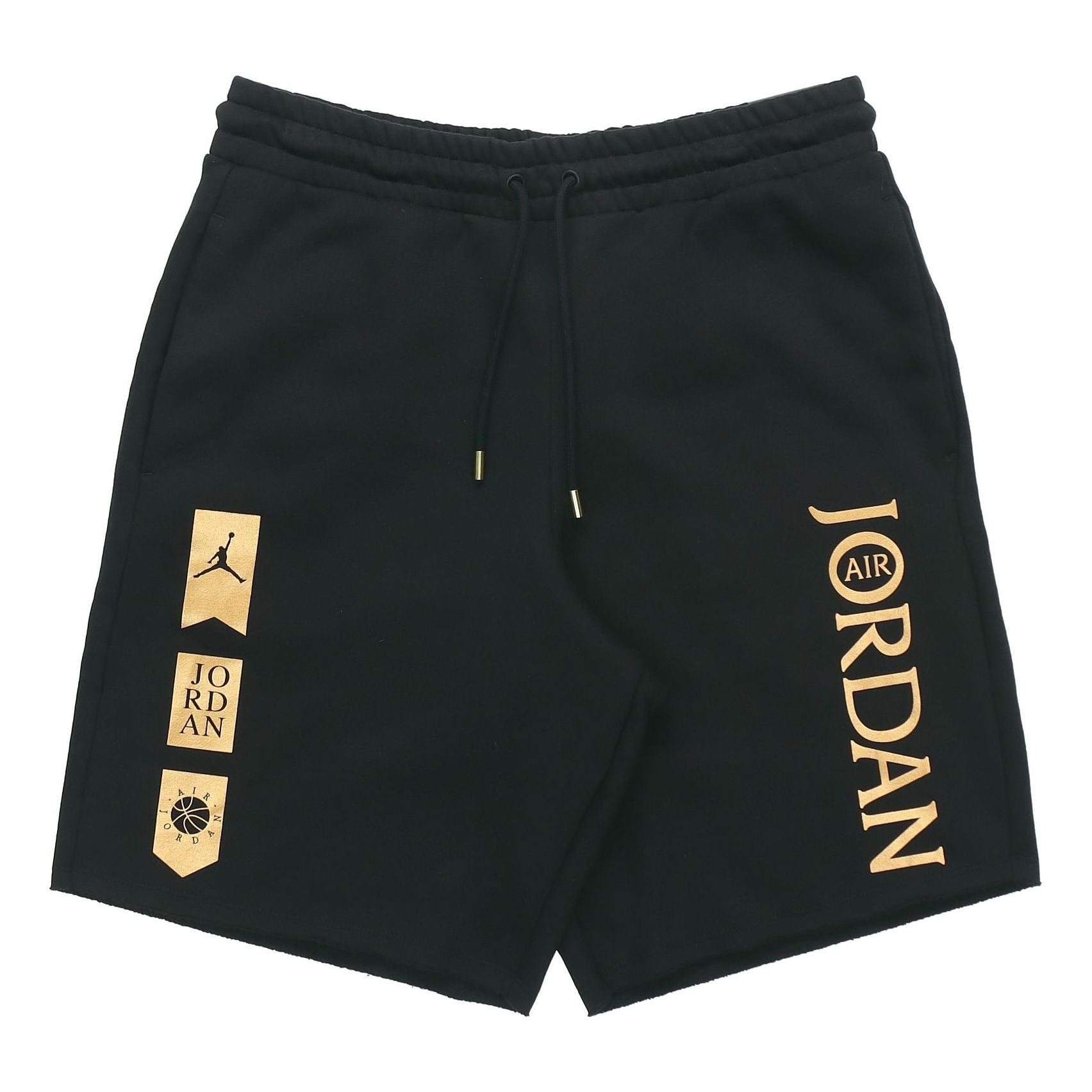 Air Jordan Fleece Bronzing Pure Cotton Sports Knit Shorts Black AV0693-010