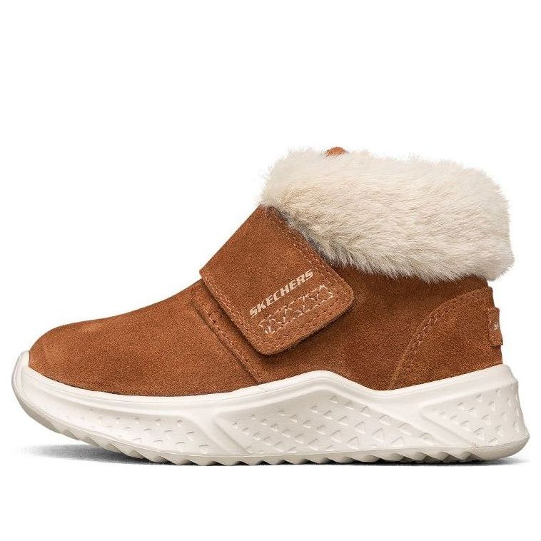 (GS) Skechers Winter Boots 'Tan White' 660087N-BRN
