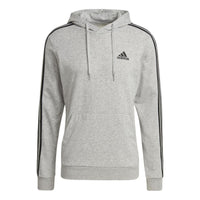 Men's adidas Stripe Micro Mark Hooded Sports Gray GK9080