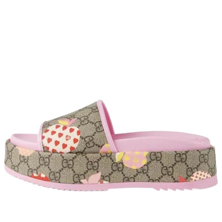 (WMNS) Gucci Rubber GG Slide 'Les Pommes' 664214-22K20-8961