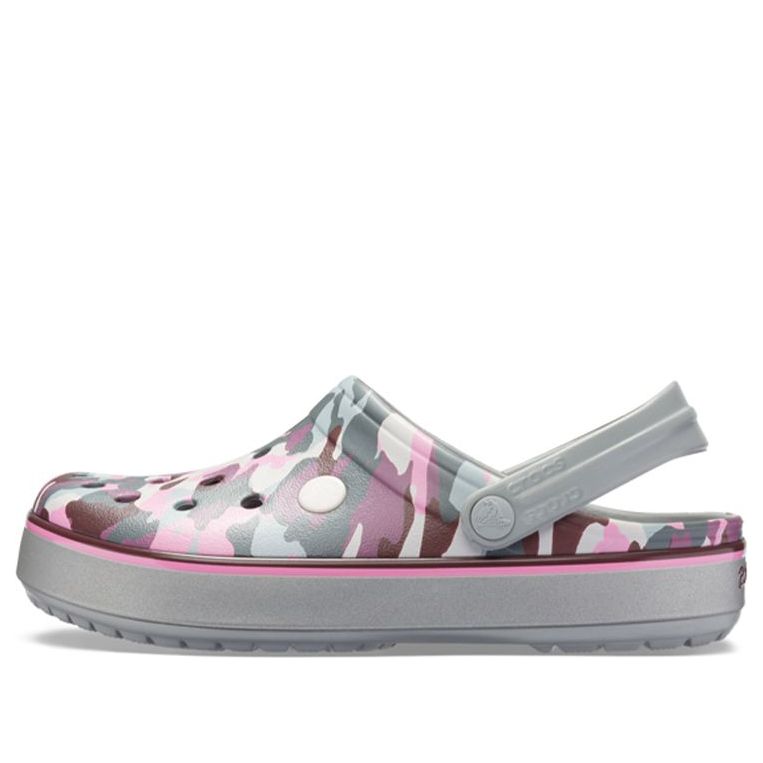Crocs Crocband Graphic III Clogs 'Grey Pink' 205834-0GF