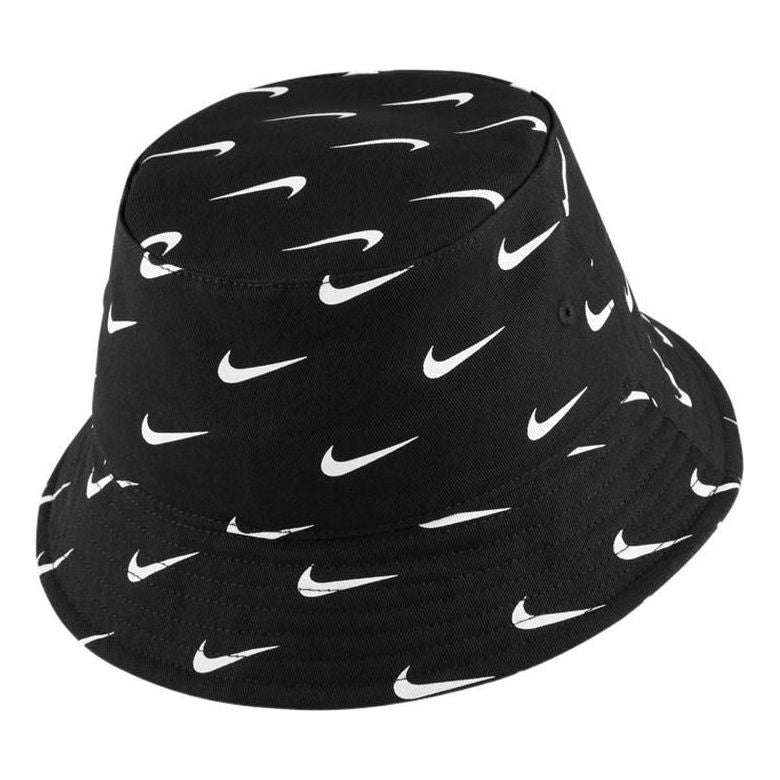 (PS) Nike Swoosh Print Bucket Hat 'Black' DV5358-010