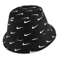 (PS) Nike Swoosh Print Bucket Hat 'Black' DV5358-010