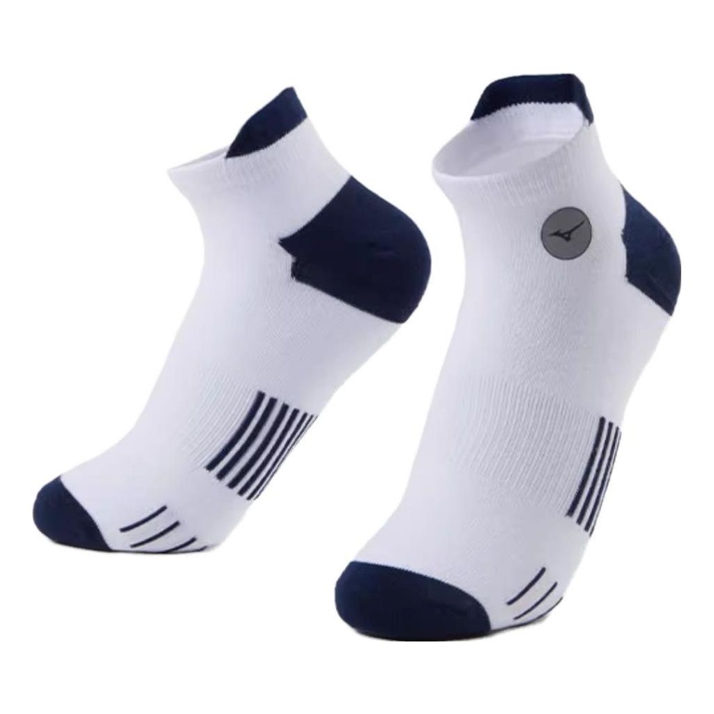 Mizuno PERFORMANCE Striped Mid-Calf Socks 'White Black' J3CX33P4