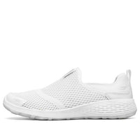 (WMNS) Skechers Go Walk Cool Slip-on Shoes White 667082-WHT