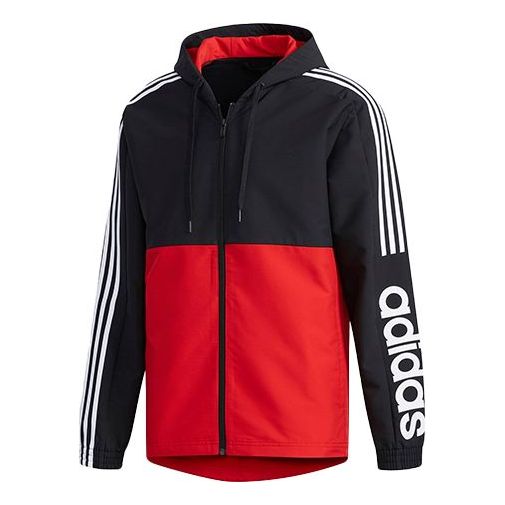 adidas Essentials Colorblock Windbreaker - Black FL8626