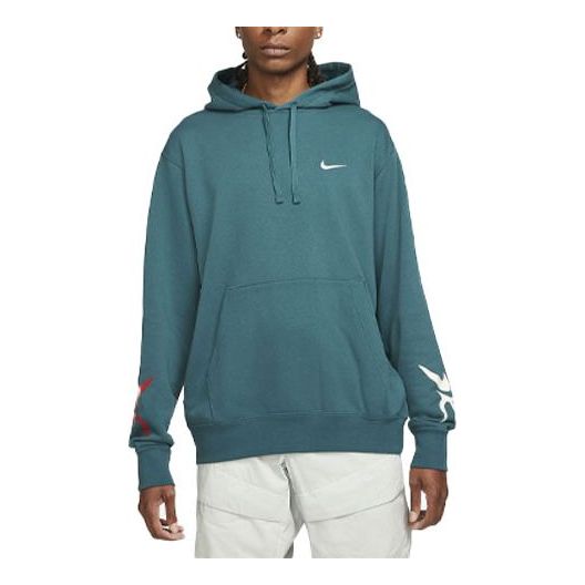 Men's Nike Embroidered Pattern Loose Sports Green DM6862-393