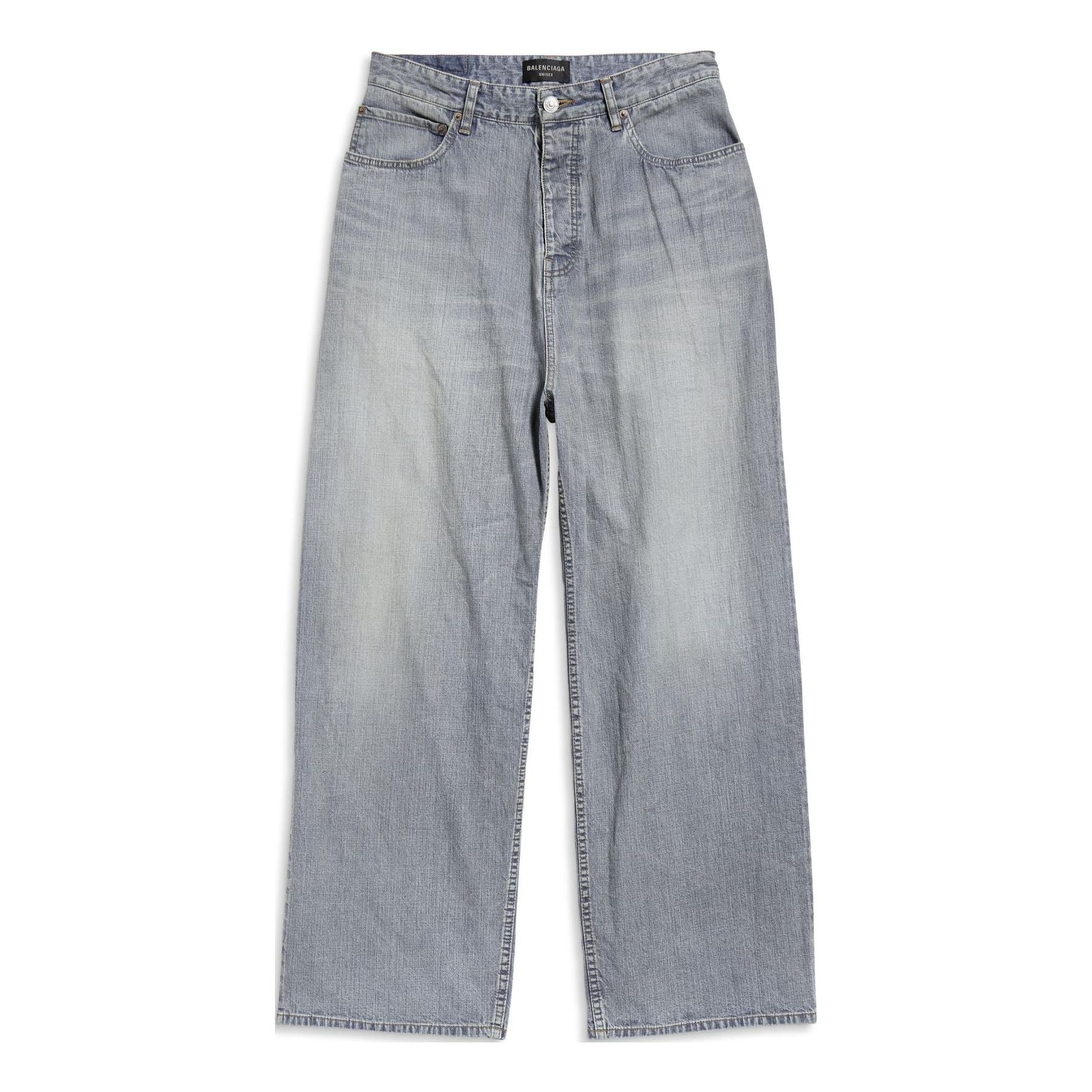 (WMNS) Balenciaga Baggy Pants 'Blue' 745213TPW534868
