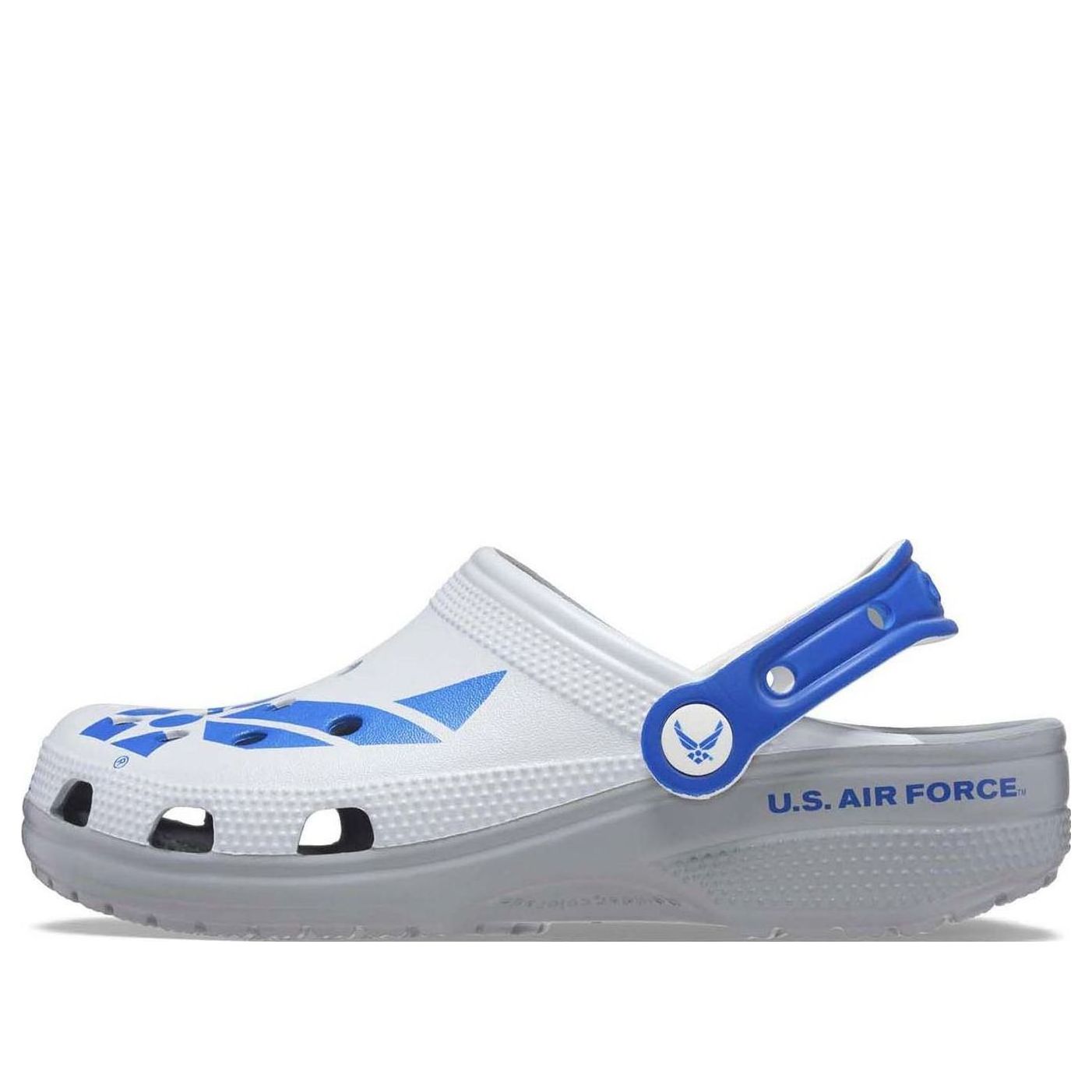 Crocs Classic US Air Force Clogs 'White Blue Grey' 207752