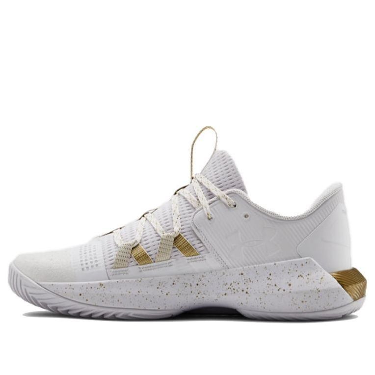 (WMNS) Under Armour Block City 2.0 'White Metallic Gold' 3021377-100