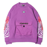 Nike Sportswear Round Neck Pocket Pullover Purple DC5344-570