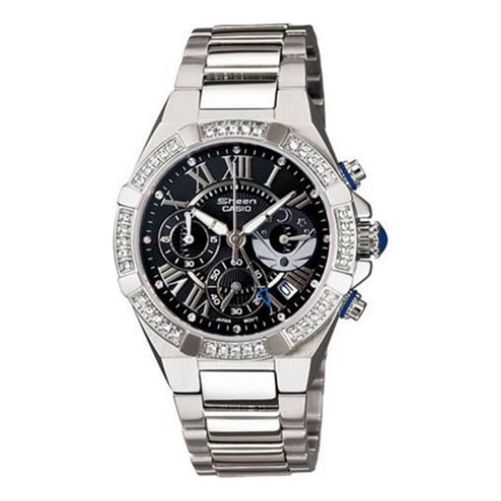 CASIO Multifunction /Black Silver Analog SHN-5504D-1A