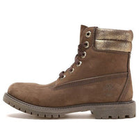 (WMNS) Timberland 6 Inch Waterville Premium Double Collar Boots 'Dark Brown' A1R2IA66