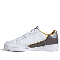 (GS) adidas Continental 80 J 'White Grey Yellow' FV7388