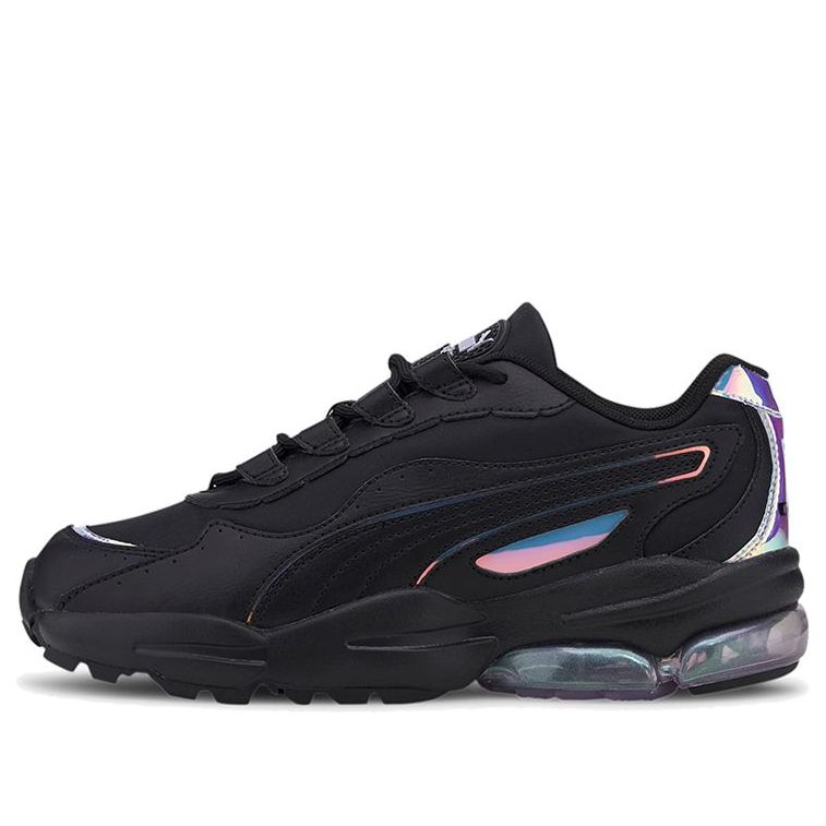 (WMNS) PUMA Cell Stellar Glow Low-top Running Shoes Black/Purple 371707-03