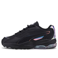 (WMNS) PUMA Cell Stellar Glow Low-top Running Shoes Black/Purple 371707-03