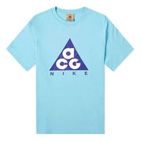 Nike acg giant log Printing Short Sleeve Sky Blue Light blue CV1532-450