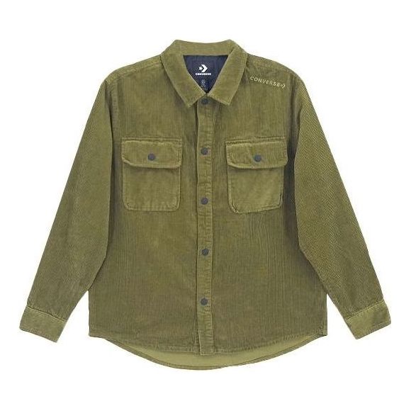 Converse Overhead Shirt Jacket Asia Sizing 'Olive Green' 10019954-A11