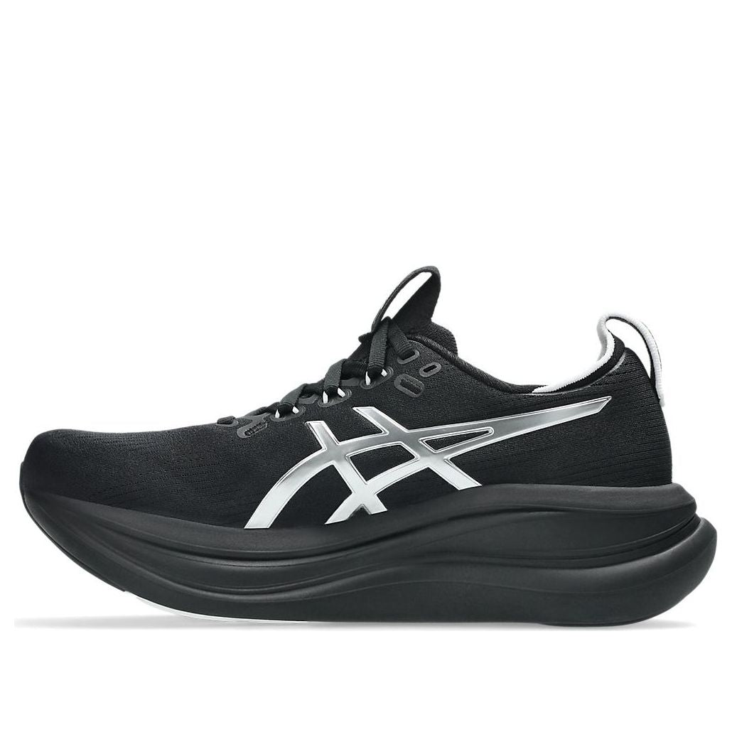 (WMNS) ASICS Gel-Nimbus 28 Platinum 'Platinum Black' 1012B978-001