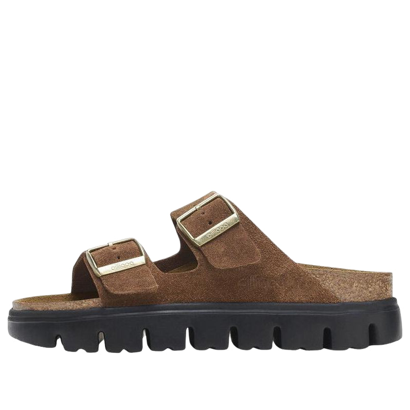 Birkenstock Arizona Chunky Suede Leather 'Dark Tea Black' 1028389