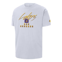 Air Jordan Los Angeles Lakers Courtside Statement Edition NBA Max90 T-Shirt 'White' FN1069-100
