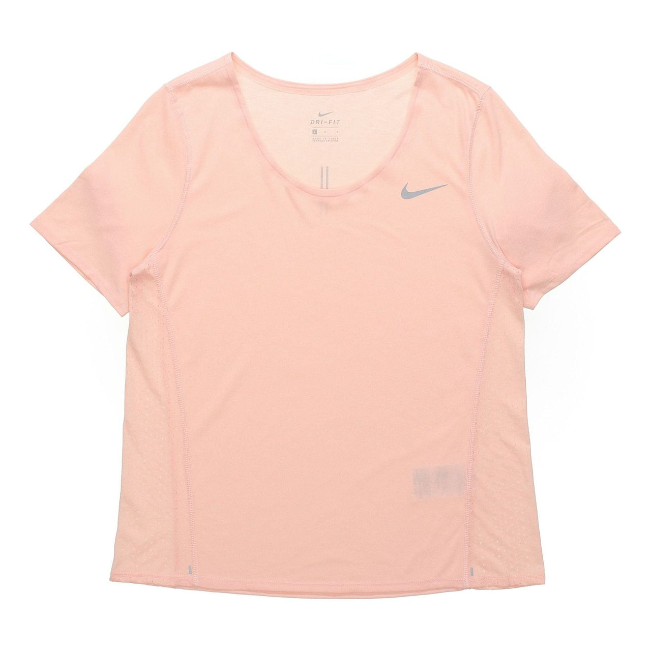 (WMNS) Nike City Sleek Dri-FIT Moisture Conduction Quick Dry Running Short Sleeve Washed Coral Red T-Shirt CU3235-664