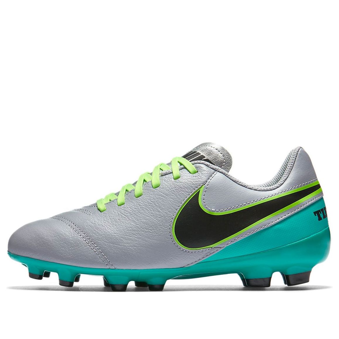 (GS) Nike Tiempo Legend VI FG 'Grey Green' 819186-003