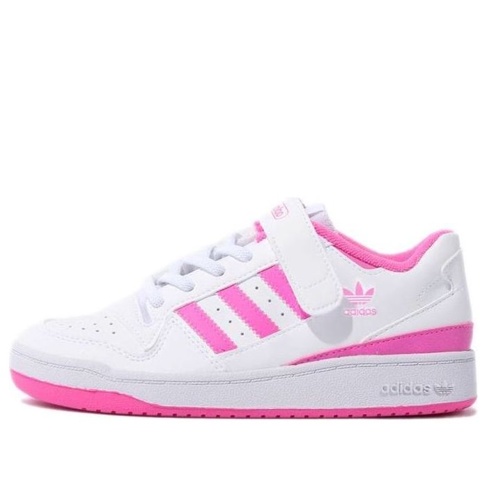 (GS) adidas Forum Low 'White Screaming Pink' FY7975
