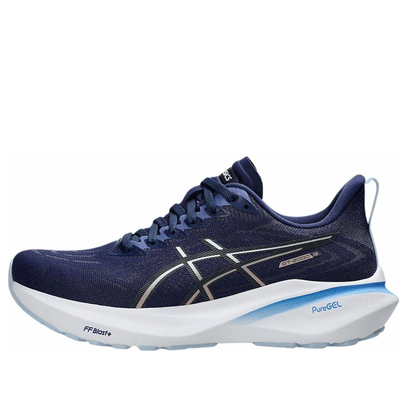 (WMNS) ASICS GT-2000 13 Wide 'Indigo Blue Carrier Grey' 1012B667-403