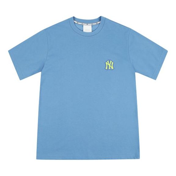 MLB New York Yankees Basic Round Neck Short Sleeve Unisex Light Blue 31TS05031-50S