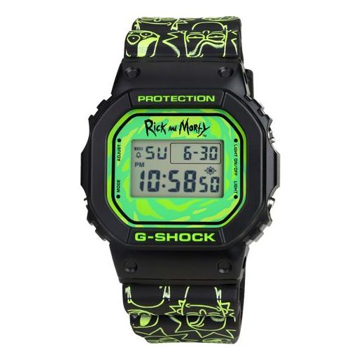 CASIO G-Shock Digital 'Black Green' DW5600RM21-1