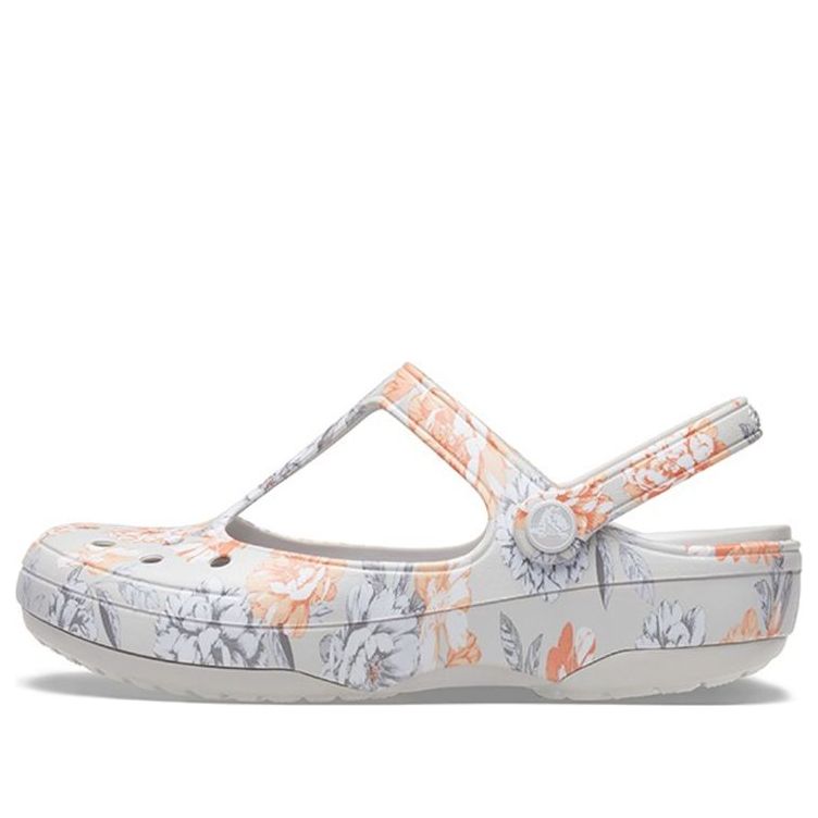 (WMNS) Crocs White Flowers Sandals 206525-96M