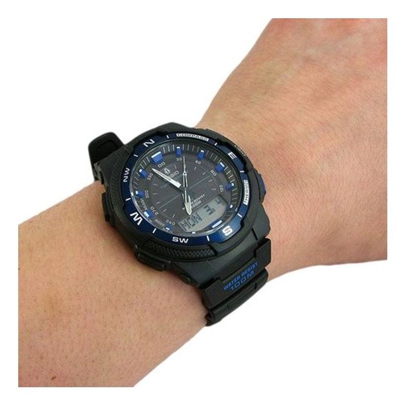 CASIO OUTGEAR Series Outdoor Sports Black Analog/Digital Combo SGW-500H-2B