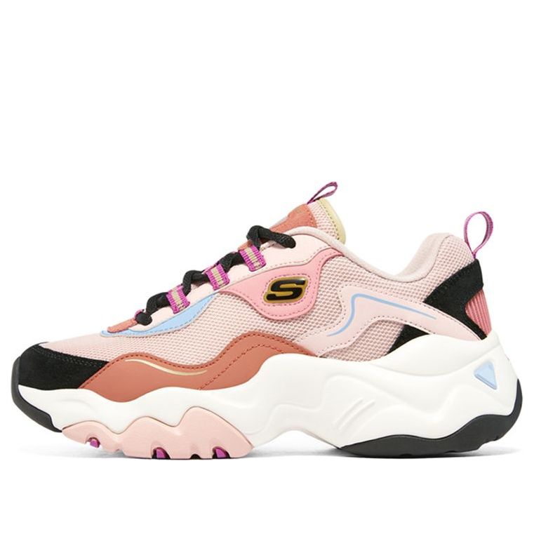 (WMNS) Skechers D'Lites 3.0 'Black Pink' 896029-ROS