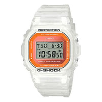 CASIO G-Shock Digital 'White Orange' DW-5600LS-7APR