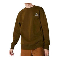 Converse Star Chevron EMB Crew Sweatshirt Asia Sizing 'Olive Green' 10008816-A17