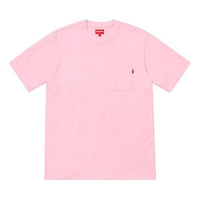 Supreme SS19 S/S Pocket Tee Pink Short Sleeve Unisex SUP-SS19-111